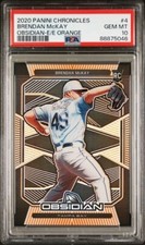 2020 PANINI CHRONICLES OBSIDIAN 4 BRENDAN McKAY ELECTRIC ETCH ORANG PSA 10 Pop.1