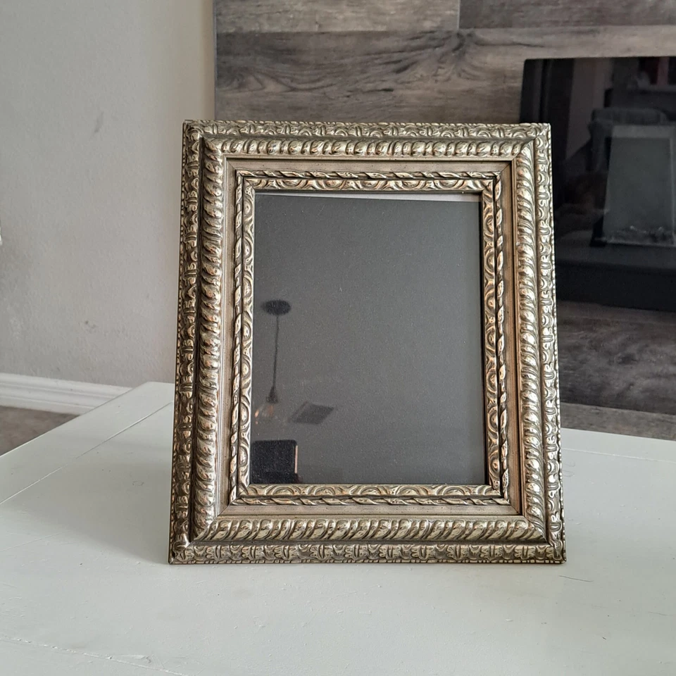 Sheffield Home Elegant Ornate Beaded Silver 8x10 Picture Frame - Image 2 of 4