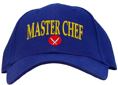 Master Chef Embroidered Baseball Cap - Available in 5 Colors - Top Chef