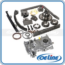 Timing Chain Kit w/ Oil Pump for 91-99 2.4L Nissan 240SX 2.4L DOHC KA24DE 16V