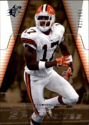2006 SPx Football SPxclusives Insert Singles xxx/650 - You Choose