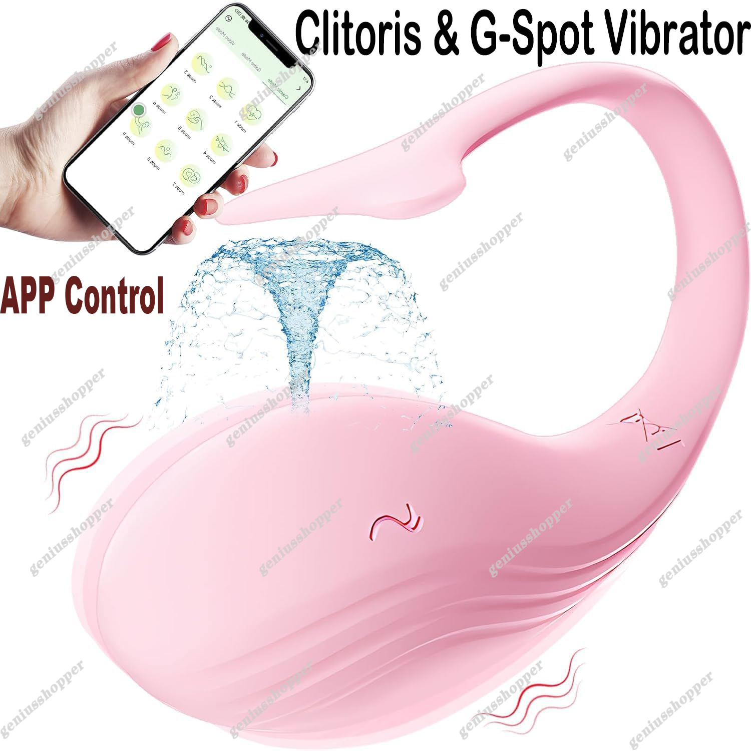App-Controlled Wearable G-Spot Vibrator Mini Egg Toy for Women