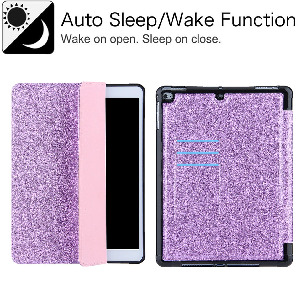 For iPad 5th 6th 7th 8th 9th Gen Mini 1st 2nd 3rd 4th 5th Gen Stand Case Cover - Image 4 of 4