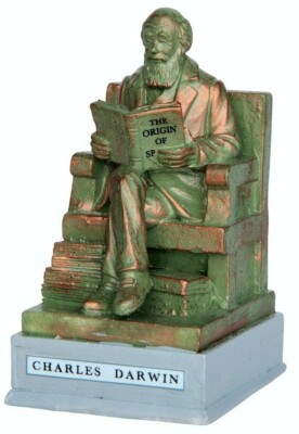 Lemax Christmas Village - Charles Darwin Park Statue 