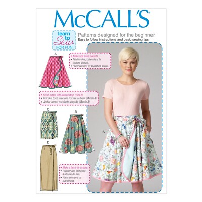 McCalls Schnittmuster M7129 - Rock - Wickelrock