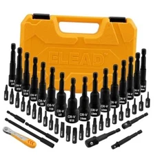 ELEAD 47-Piece Magnetic Nut Driver & Screwdriver Bit Set - Strong Magnetic Nut 