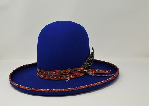 COLORFUL WOOL OPEN CROWN FEDORA | eBay