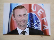 Aleksander Ceferin "Uefa" autograph signed 10x15 cm picture