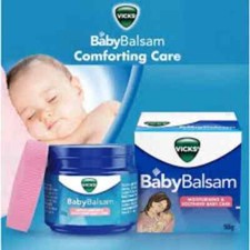3 PCS Vicks Baby Balsam 50g