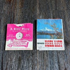 Vintage View Master Reel A Bible Story 6A - Spanish Language Booklet  Reel List
