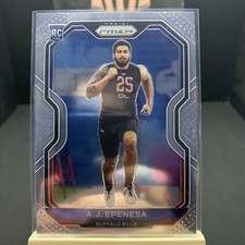 2020 Panini Prizm A.J. Epenesa #313 Rookie RC Buffalo Bills 