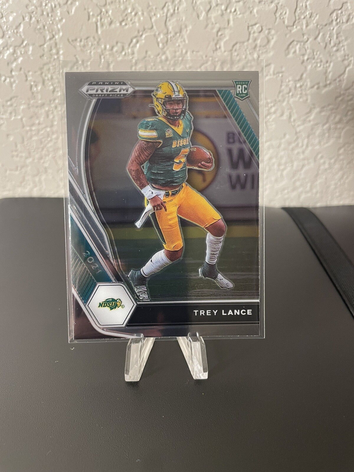 Trey Lance 2021 Panini Prizm Draft Picks Rookie Card #120 Bison 49ers Rookie RC