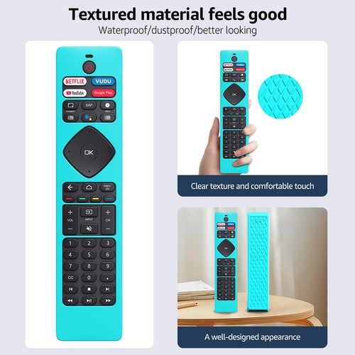 New Case Cover For Philips TV NH800UP Remote Control Protective Sleeve Luminous - Picture 17 of 17