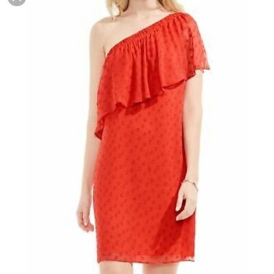 NWT Vince Camuto Havana Brights Dress Red/orange 4 $139 | eBay