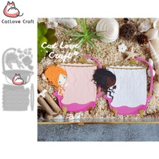 Shower Girl Metal Cutting Dies Scrapbooking Card Making Craft Embossing