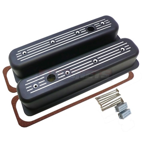 Tall Small Block Chevy SBC Vortec Center Bolt Aluminum Valve Cover