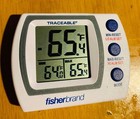 Traceable Fisher Brand Thermometer 06-664-269/11709755 No Probes Batteries Inclu — photo 2