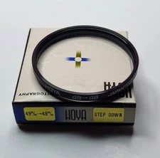 Hoya 49-48mm Step-Down Stepping Lens Filter Adapter Ring 49mm-48mm 49mm-48 49-48
