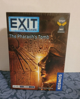 NEW Kosmos Exit The Game The Pharaoh's Tomb Game