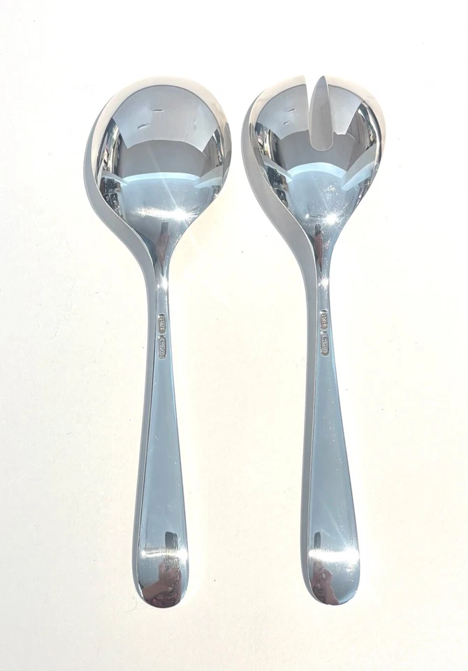 Robbe und Berking Dante Salatbesteck groß 23 cm lang 150g massiv versilbert R&B - Bild 3 von 4