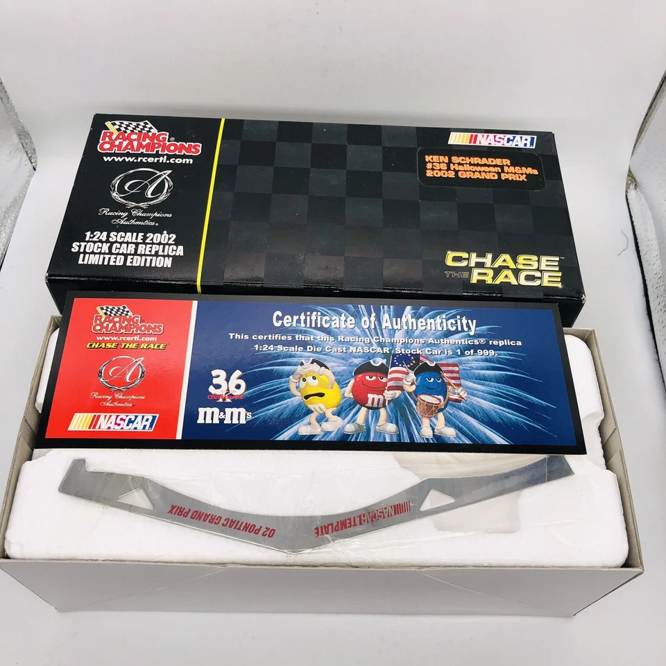 1/24 Schrader #36 Halloween M&M's 2002 Pontiac Grand Prix Nascar 1/999 Chase - Image 2 of 4