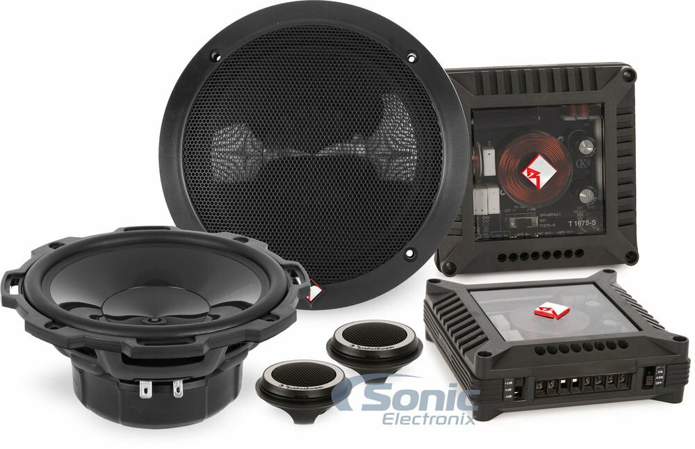 Rockford Fosgate T1675-S 65 675 2-Компонентная автомобильная акустическая система Way T1 55790₽