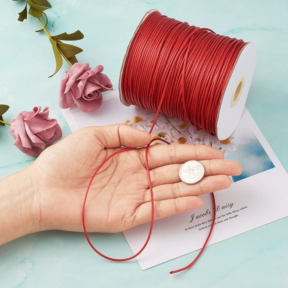 200yards/roll Environmental Korean Waxed Polyester Cord Crafting Thread 1.5mm - Image 3 of 3