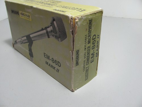 Vintage Unisound Electret Model EM-86D MK2 Cardioid Condenser Microphone Working - Bild 11 von 13