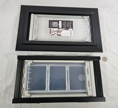 Endura Flap Pet Door for Small Dogs | Walls Double Flap Black Energy Efficient