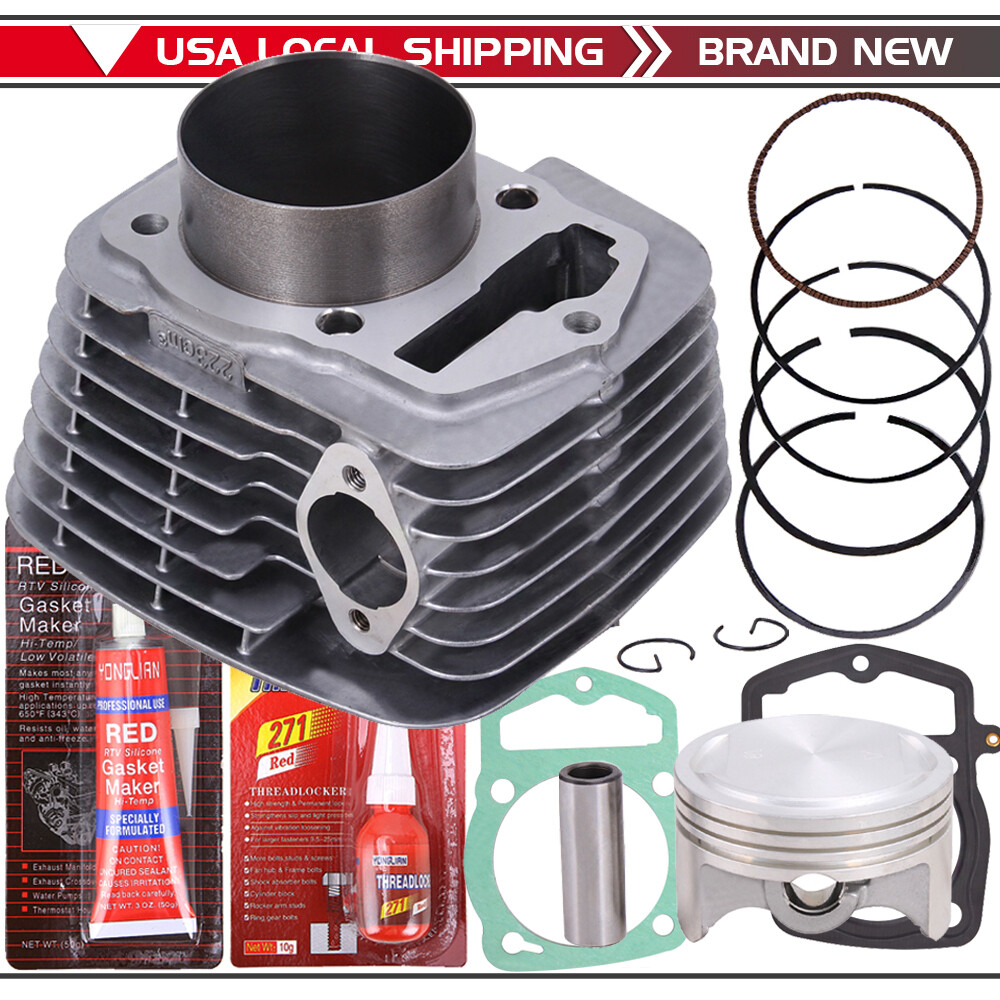 65.5mm 230cc Bore Cylinder Piston Top End Kit For 03-20 Honda