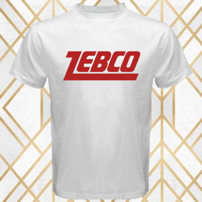Zebco Fishing Men's White T-Shirt Size S - 3XL