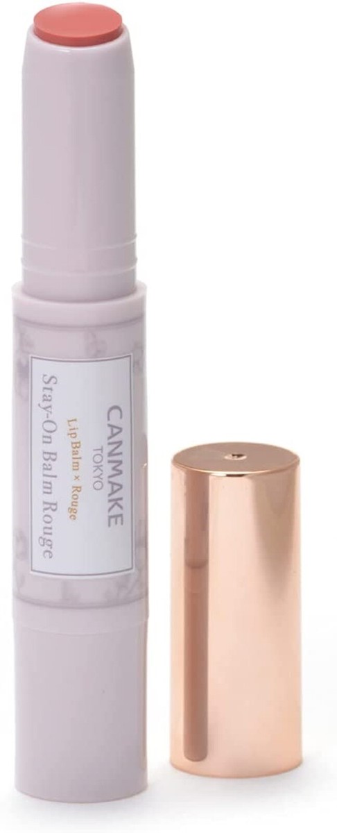 Canmake Stay-On Balm Rouge Lipstick – Farbe 20 Cotton Peony, Pflegender Lippenstift
