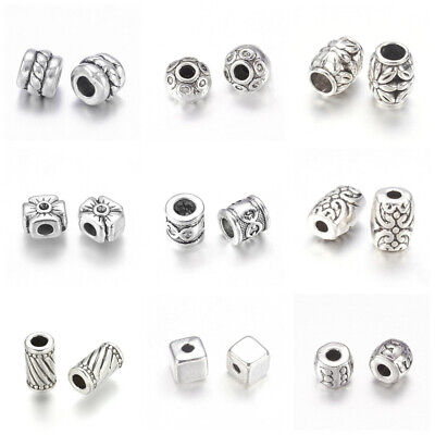 20 pcs Stainless Steel Charm Spacer Bead Caps Jewelry Finding 10x8mm 