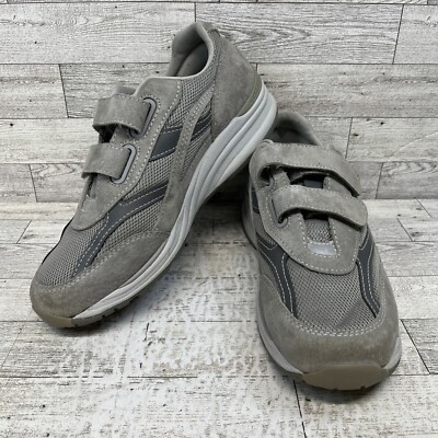 SAS Journey Mesh Gray Suede Walking Comfort Tripad Sneaker