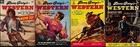 ZANE GREY'S WESTERN MAGAZINE v6n7 n8 n11 v7n10 1950s 4 vintage digests 128617