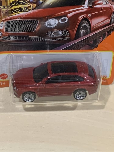 2022 Matchbox Bentley Bentayga Red Diecast 1:64 scale Toy Car Mattel New - Picture 3 of 5