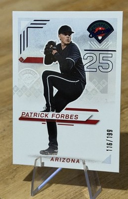 Patrick Forbes /199 BLUE SP Parallel 2025 Prospect Edition Arizona 
