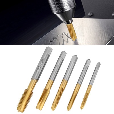 5Pcs Machine Tap Tip Containing Cobalt High Speed Steel Thread Screw Hand Tools