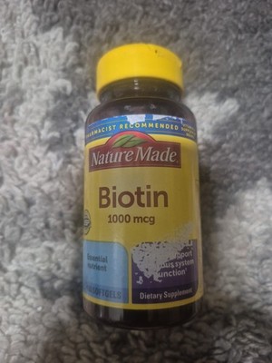 Nature Made Biotin 1000 Mcg, Dietary Supplement  Exp 10/2026