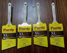  Purdy Paint Brushes XL Glide Angular 3-1/2" Semi Stiff  NEW LOT OF 4 Save!!!