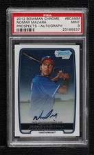 2012 Bowman Chrome Prospects Auto Nomar Mazara #BCA-NM PSA 9 MINT Auto 0w8f