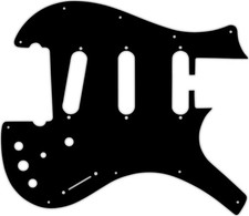 WD Custom Pickguard For Parker 3 Single Coil Nitefly V1 #29 Matte Black
