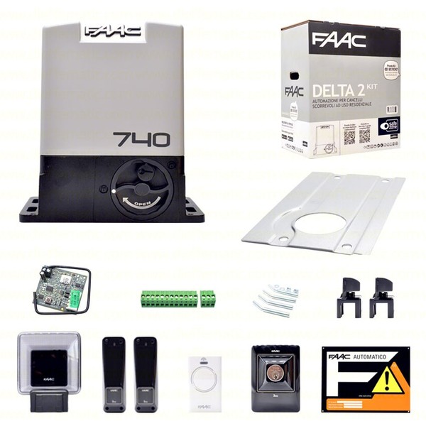 Delta 2 Satz Startbox Faac 10563093 Ersatz Original Garantie Automatisierung Neu-image