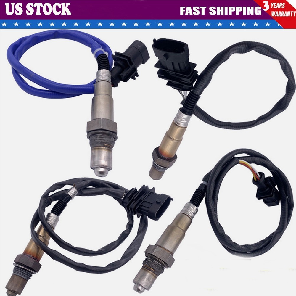 4pcs Oxygen Sensor For 14-20 Maserati Ghibli S Q4 3.0L M157 Quattroporte Levante