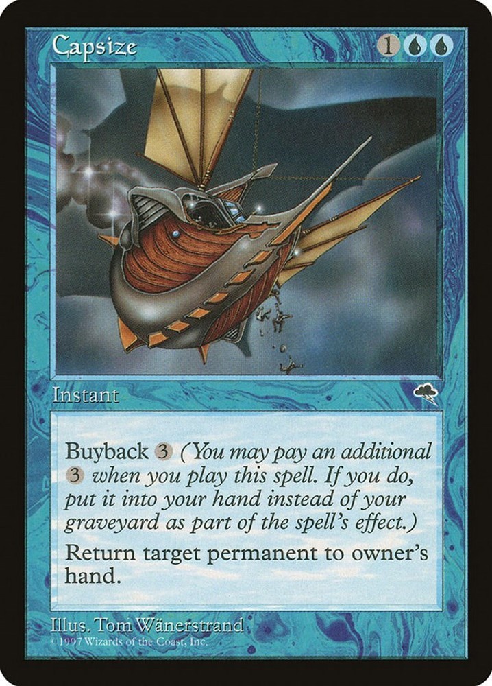 Capsize (55) ( NM) Tempest MTG TMP