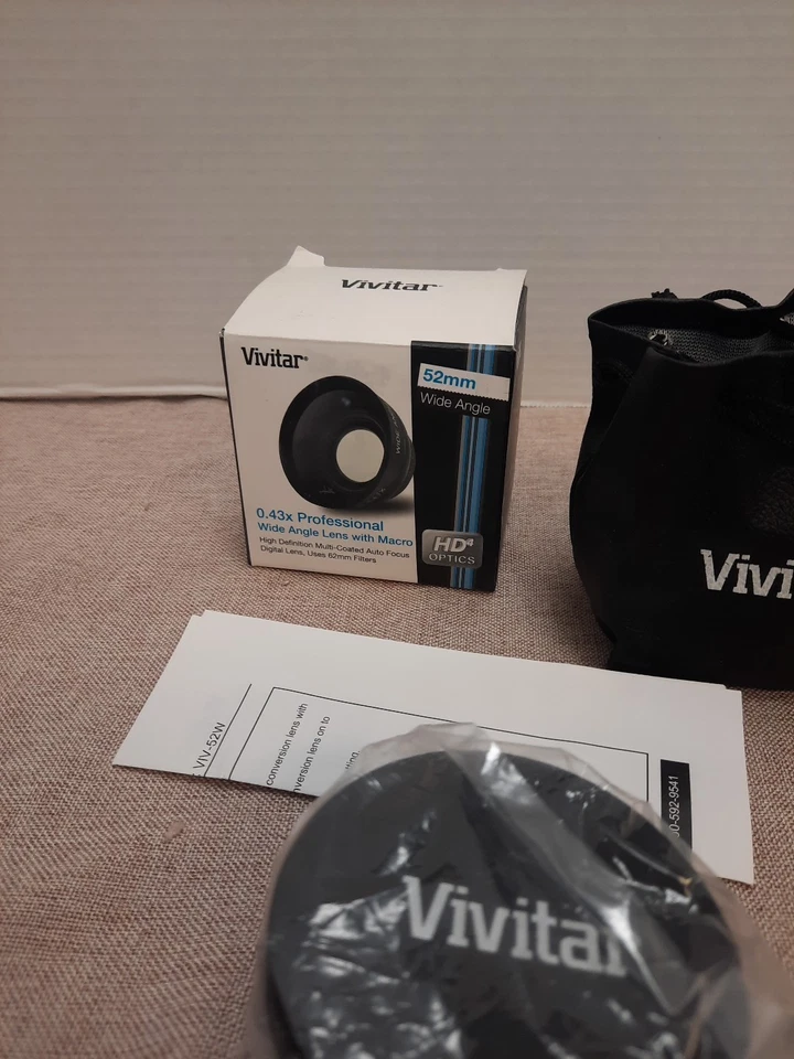 Vivitar 0.43x Professional 52 mm Wide Angle Lens  - Image 3 of 4