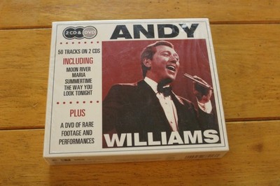 Andy Williams CD Box Set 2CD + DVD Moon River Vocal Easy Listening Pop NEW