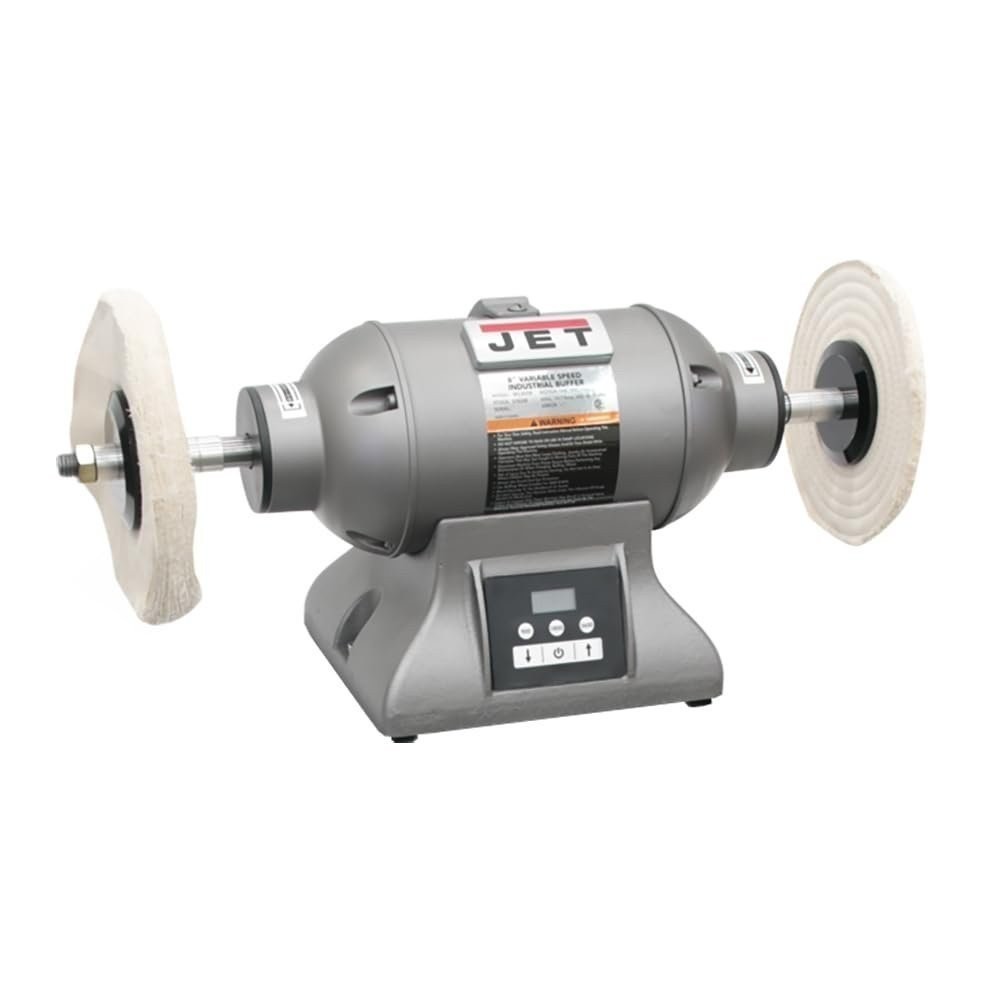 JET 8-Inch Variable-Speed Industrial Buffer, 1 HP, 115/230V 1Ph (Model IBG-8VSB)