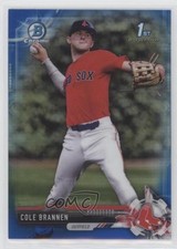 2017 Bowman Draft Chrome Blue Refractor 71/150 Cole Brannen #BDC-193 7m3