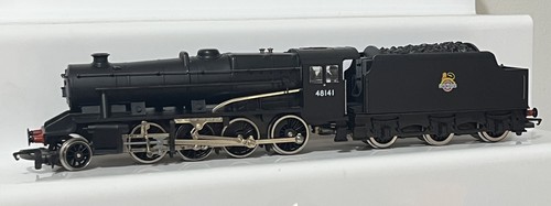 HORNBY R324 BR 2-8-0 Class 8F Black Dampflok 48141 - Firebox Glow - boxed | Condition: Used
